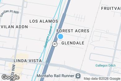 Map image of the property - 5800 2nd St NW