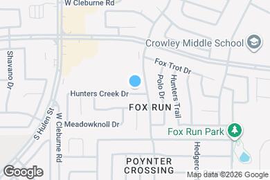 Map image of the property - Room in House on Hunters Creek Dr