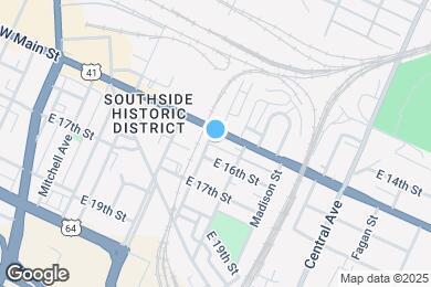 Map image of the property - 1522 Adams St