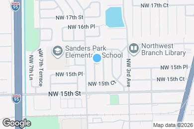Map image of the property - 1558 NW 5th Ave