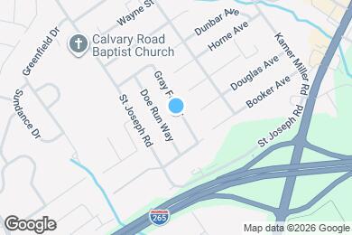 Map image of the property - 3611 Gray Fox Dr