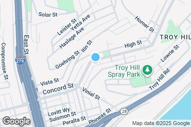 Map image of the property - 1109 Spring Garden Ave