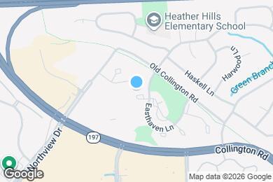 Map image of the property - 15645 Easthaven Ct
