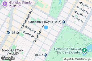 Map image of the property - 65 W 107th St