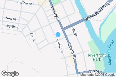 Map image of the property - 1004 Buffalo St