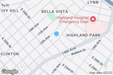 Map image of the property - 2443 13th Ave