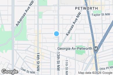 Map image of the property - 3812 13th St NW