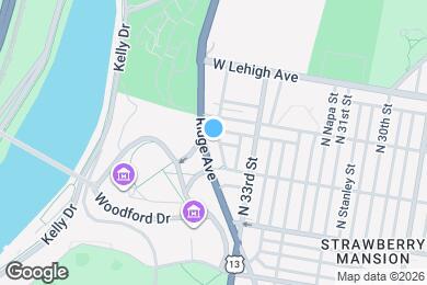 Map image of the property - 3431 Ridge Ave