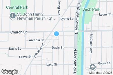 Map image of the property - 3408 Arcadia St