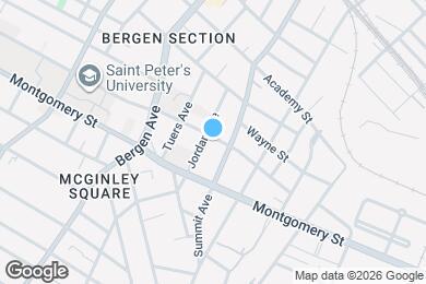 Map image of the property - 521 Mercer St