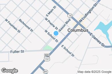 Map image of the property - 349 S Dickason Blvd
