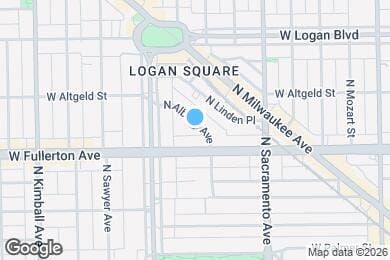 Map image of the property - 2434 N Albany Ave