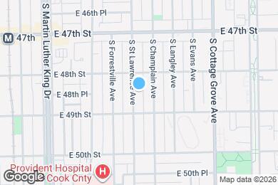 Map image of the property - 4827 S St Lawrence Ave