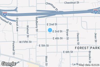 Map image of the property - 2120 E 3rd St