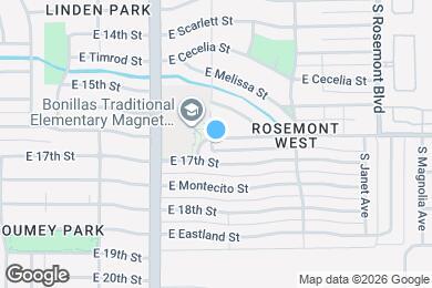 Map image of the property - 4766 E Winsett St
