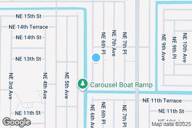 Map image of the property - 1227 NE 6th Ave