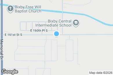 Map image of the property - 8717 E 161st Pl S