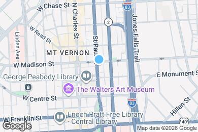 Map image of the property - 713 St Paul St