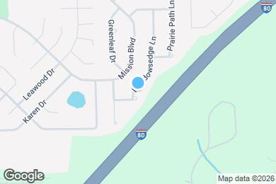 Map image of the property - 3103 Meadowsedge Ln