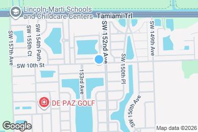 Map image of the property - 15220 SW 10th St