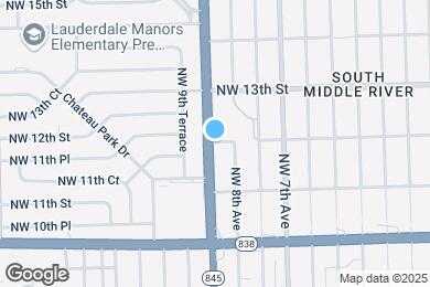 Map image of the property - 844 NW 12th St