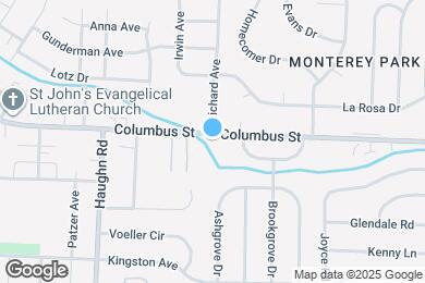 Map image of the property - 2965 Columbus St