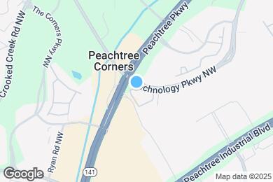 Map image of the property - The Spoke at Peachtree Corners | West Atlanta Living - Refreshed and Reimagined