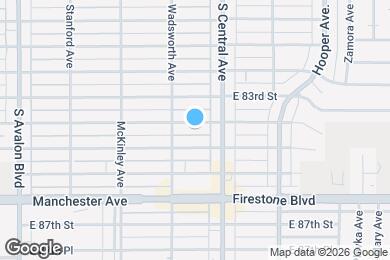 Map image of the property - 1000 E 84th St