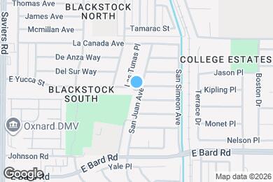 Map image of the property - 3671 San Juan Ave