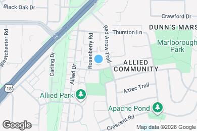 Map image of the property - Brush Arbor Apartments