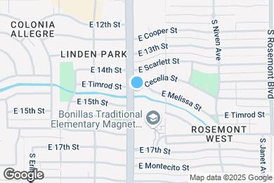 Map image of the property - 4702 E Cecelia St
