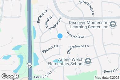 Map image of the property - 2909 White Thorn Cir