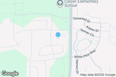Map image of the property - Carver Oaks