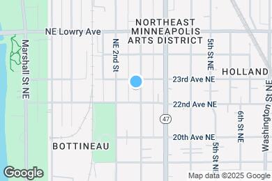Map image of the property - 2214 3rd St NE
