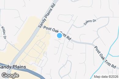 Map image of the property - 2025 Baramore Oaks Dr