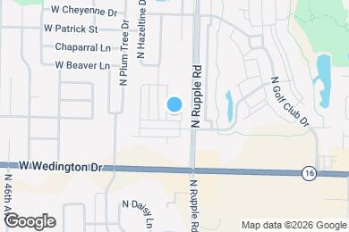 Map image of the property - 4076 W Santa Maria Ln