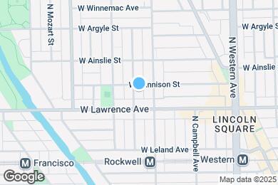 Map image of the property - 2617 W Gunnison St