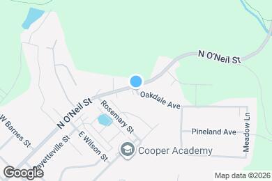 Map image of the property - 105 Oakdale Ave