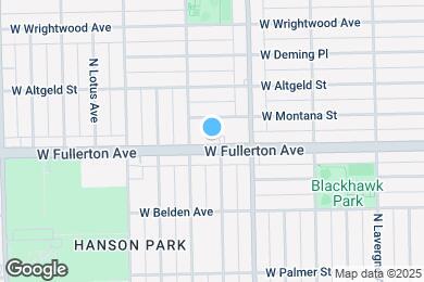 Map image of the property - 5236 W Fullerton Ave