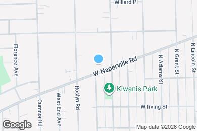 Map image of the property - 318 W Naperville Rd