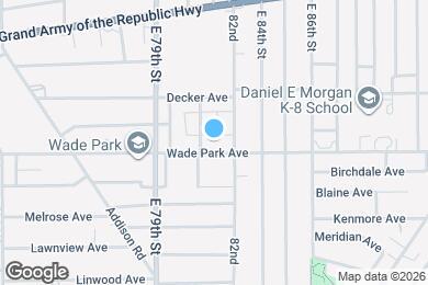 Map image of the property - 8115 Wade Park Ave