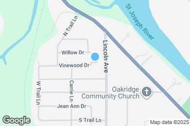 Map image of the property - 2767 Oakwood Ln