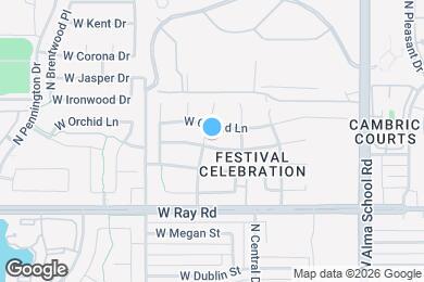 Map image of the property - 1380 W Gail Dr