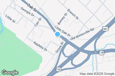 Map image of the property - 1280 Oconee St