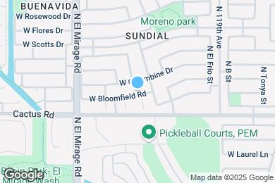 Map image of the property - 12122 W Bloomfield Rd