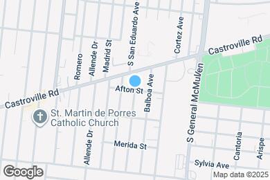 Map image of the property - 1402 Afton St
