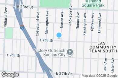 Map image of the property - 2448 Norton Ave