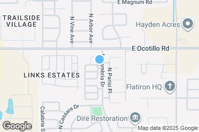 Map image of the property - 1196 E Altadonna St