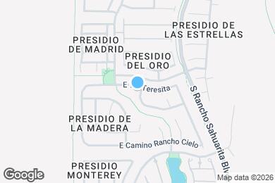 Map image of the property - 162 E Via Teresita