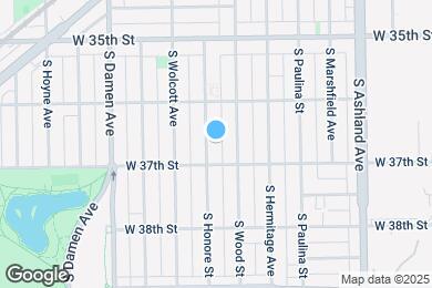 Map image of the property - 3641 S Honore St